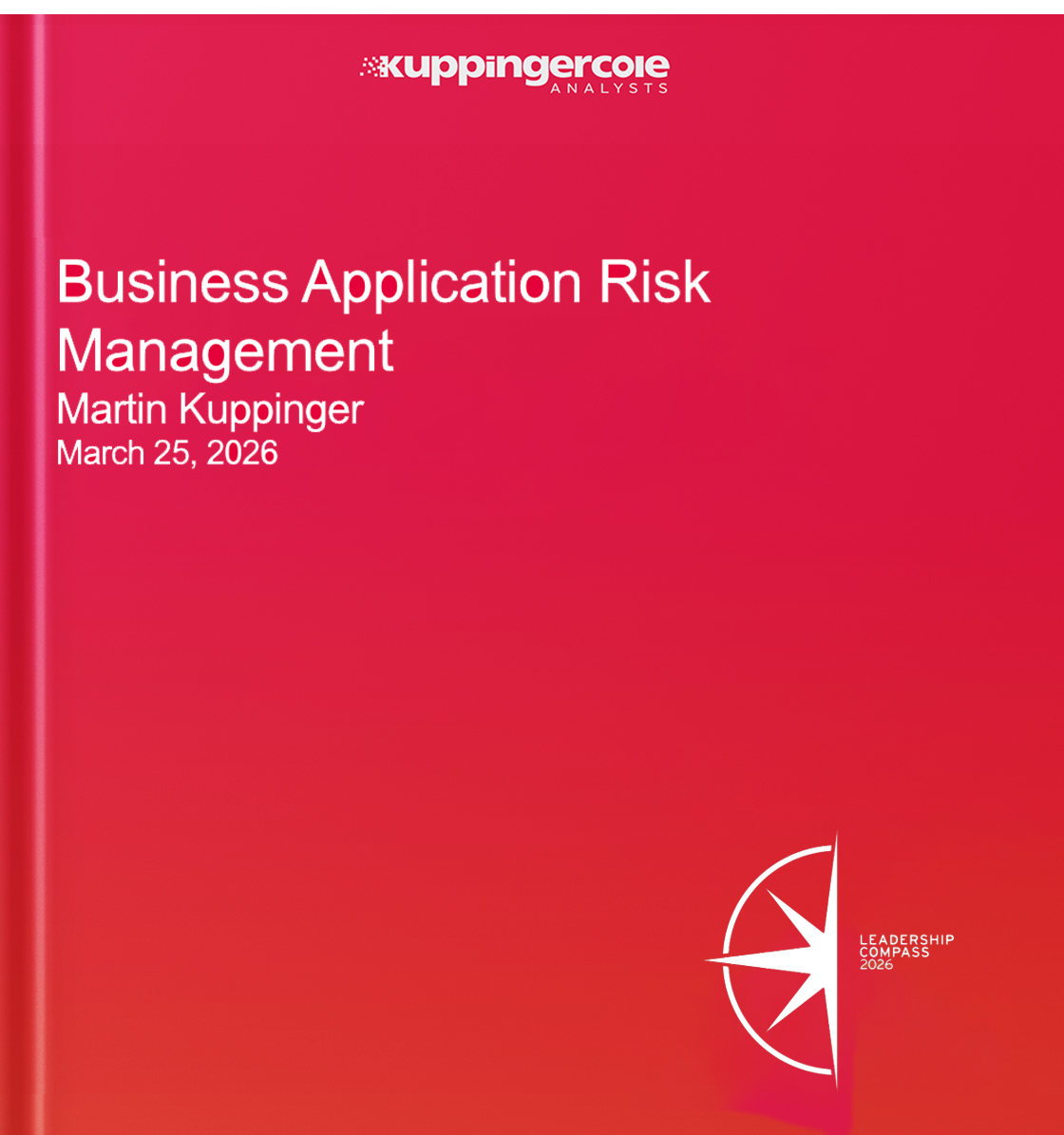 Leadership Compass for Business Application Risk Management