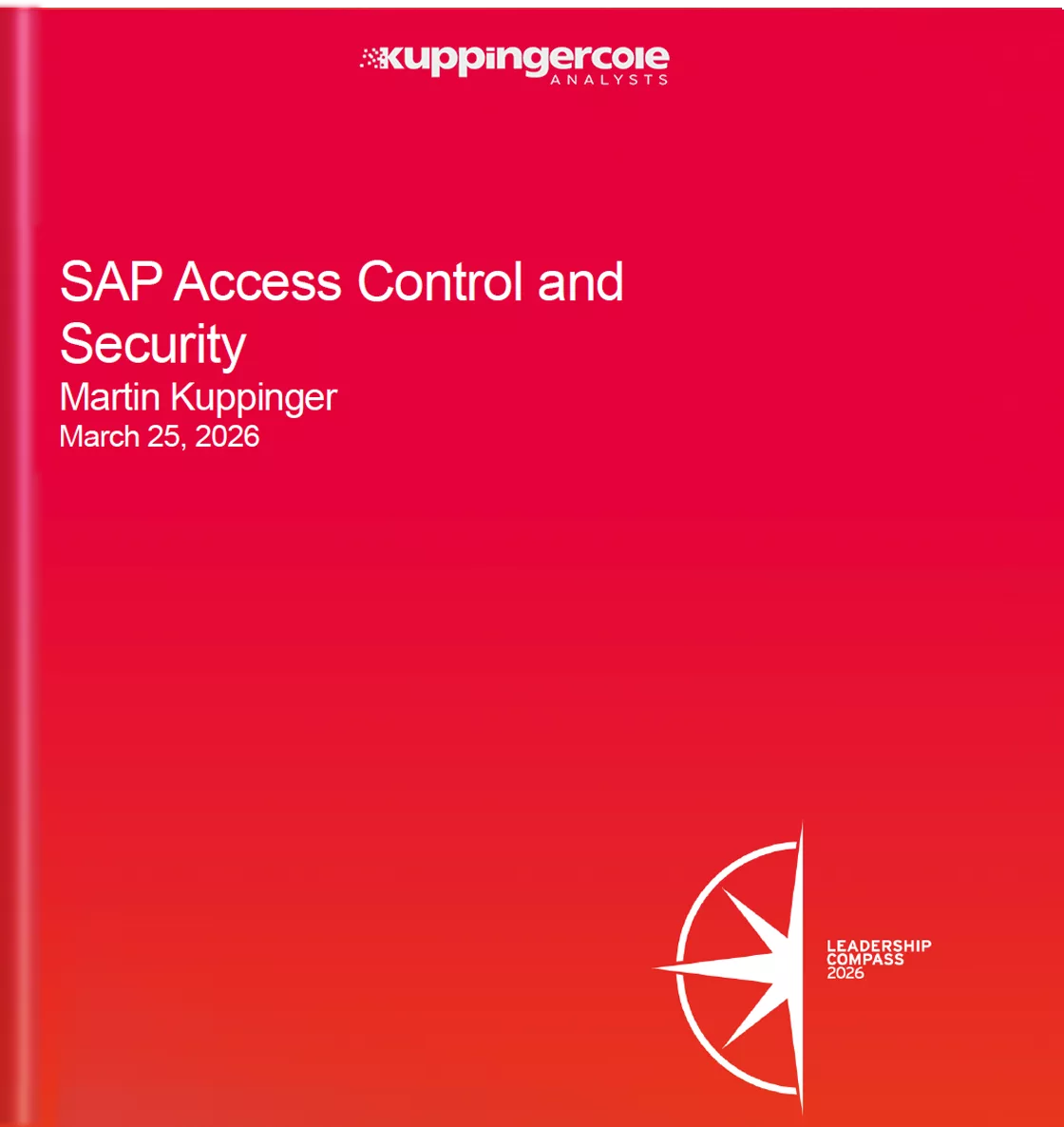 Leadership Compass for SAP Access Control and Security